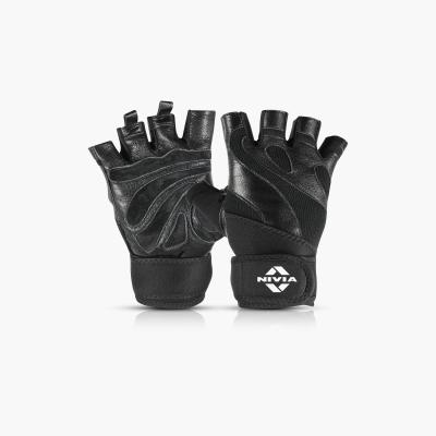 Nivia Tough Grip Gym Glove Black