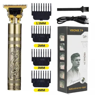 T9 Professional Hair Clipper Rechargeable Hair Trimmer Kit