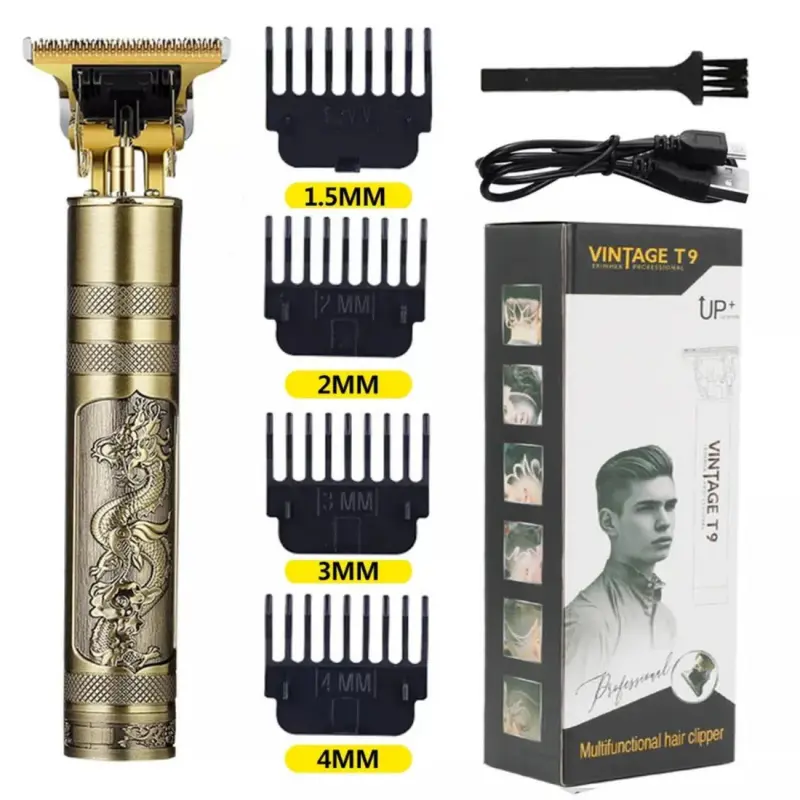 T9 Professional Hair Clipper Rechargeable Hair Trimmer Kit