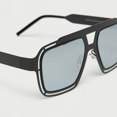 Tinted Full Rim Sunglasses with Nose Pads