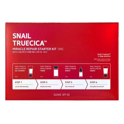 Snail Truecica Miracle Repair Starter Kit - 1pack (4pcs) / Free Gift