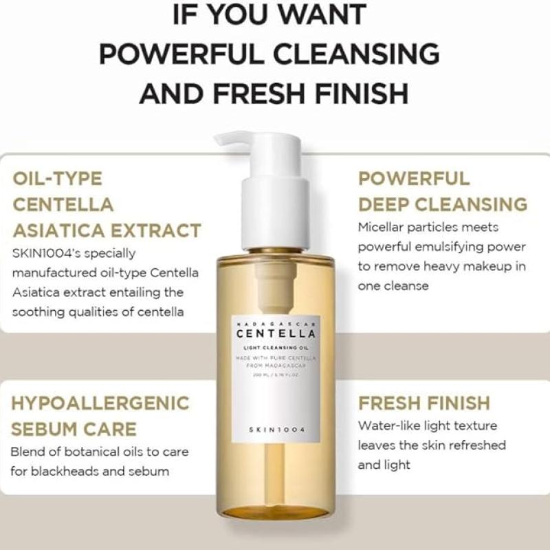 Centella Ampoule Foam & Centella Light Cleansing Oil