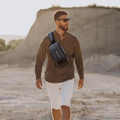 Rcrirth Sling Bag for Men | Anti-theft Crossbody Bag
