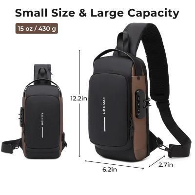 Rcrirth Sling Bag for Men | Anti-theft Crossbody Bag