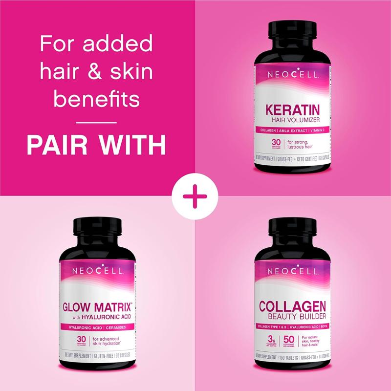 NeoCell Super Collagen + Vitamin C & Biotin, Dietary Supplement, 270 Count
