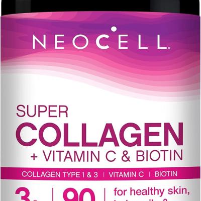 NeoCell Super Collagen + Vitamin C & Biotin, Dietary Supplement, 270 Count