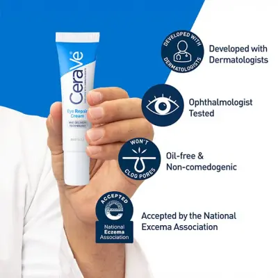 Eye Repair Cream Skincare Tighten Reduce Dark Circle Puffy Wrinkle Brightening
