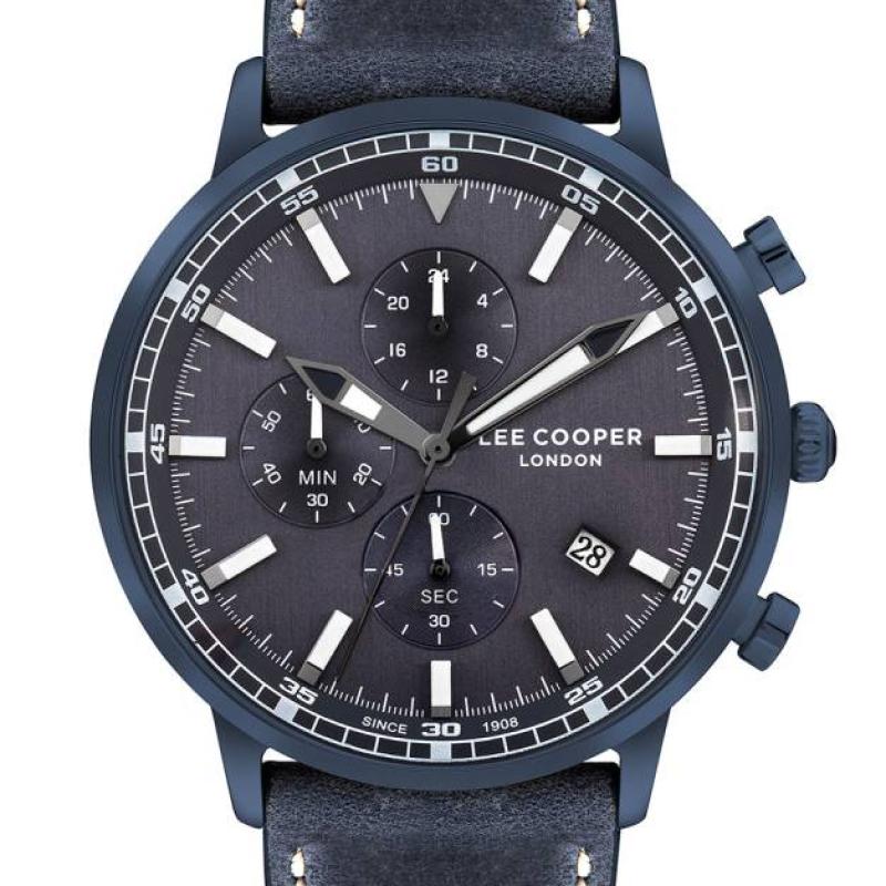 Men's Leather Multi Function Watch LC07943.990