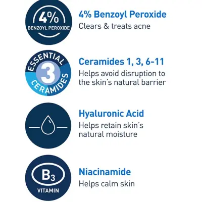 CeraVe Acne Foaming Cleanser Cream 5oz