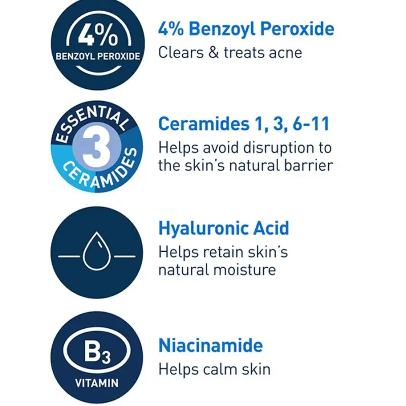 CeraVe Acne Foaming Cleanser Cream 5oz