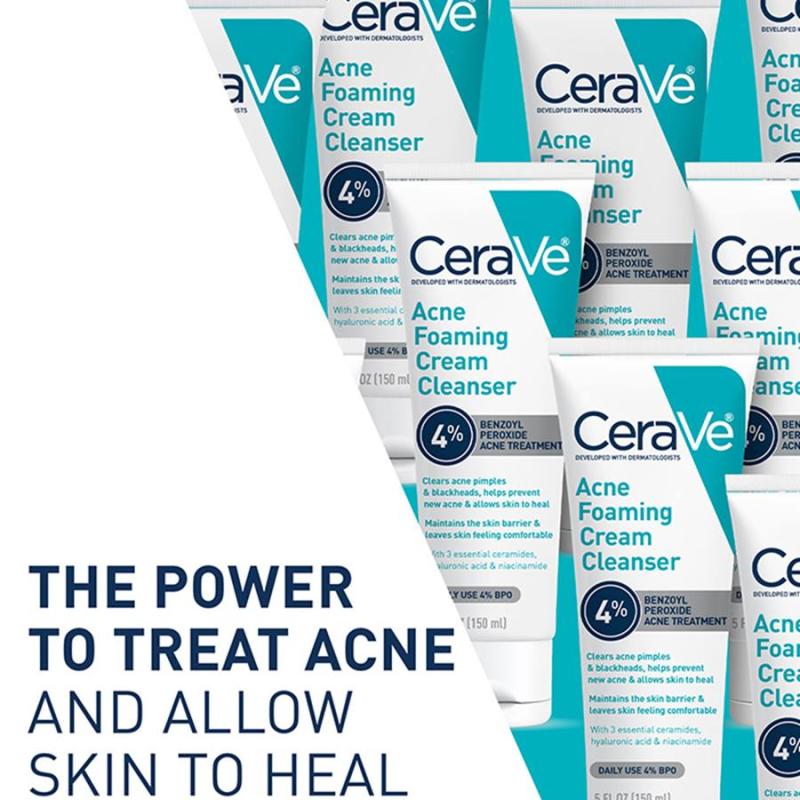 CeraVe Acne Foaming Cleanser Cream 5oz
