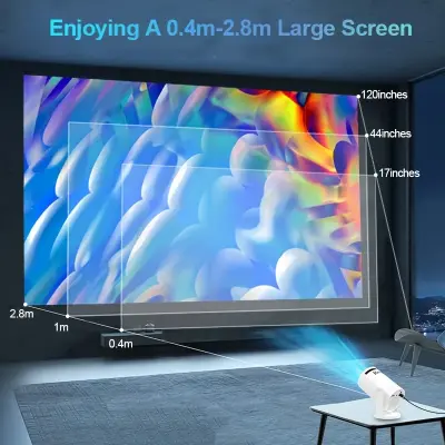 BESUS Mini Projector Q5 Portable 1080P Projector