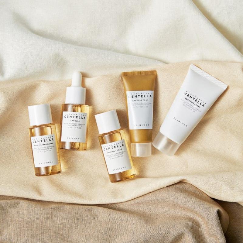 SKIN1004 Madagascar Centella Travel Kit, Soothing Skincare On the Go