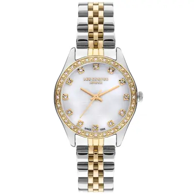 Analog MOP Dial with Crystals Analog Watch - For Women LC07818.220