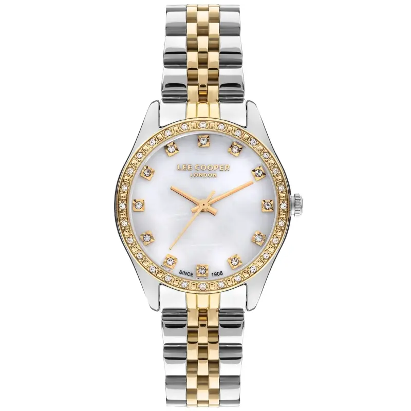 Analog MOP Dial with Crystals Analog Watch - For Women LC07818.220