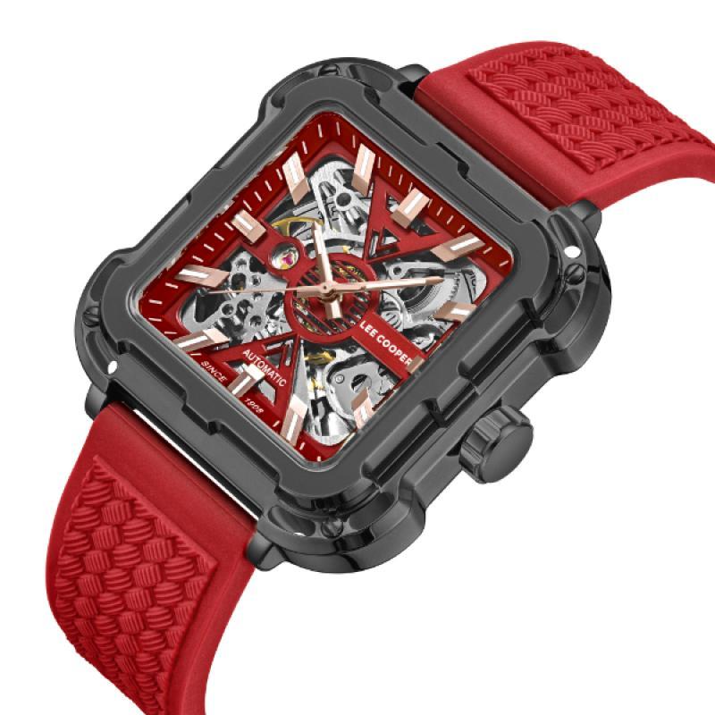 LEE COOPER Men Automatic Red Dial Watch - LC08072.688