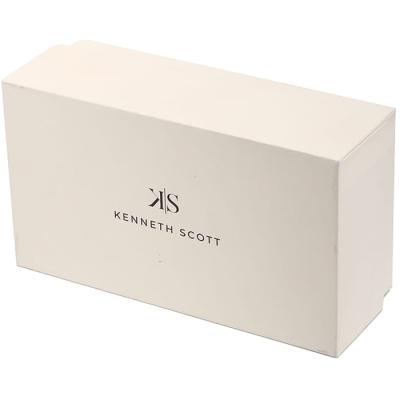 Kenneth Scott Men's Black Dial Analog Watch - K22010-GBGB