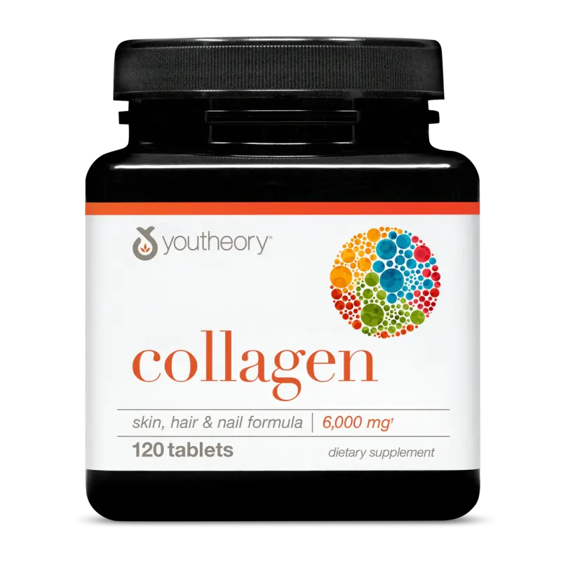Collagen Skin Hair & Nail Formula -- 6000 mg - 120 Tablets