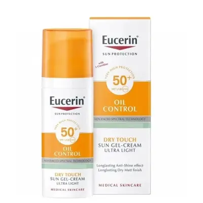 Eucerin Oil Control SPF50+ Sun Gel-Cream 50ml | Dry Touch | EXP 10/2027 | 12M PA