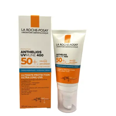 La Roche-Posay Anthelios UVMune 400 SPF50+ Cream | Hydrating & Sensitive Skin Sunscreen