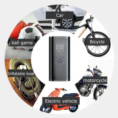 6000mAh Portable Car Air Compressor 12V