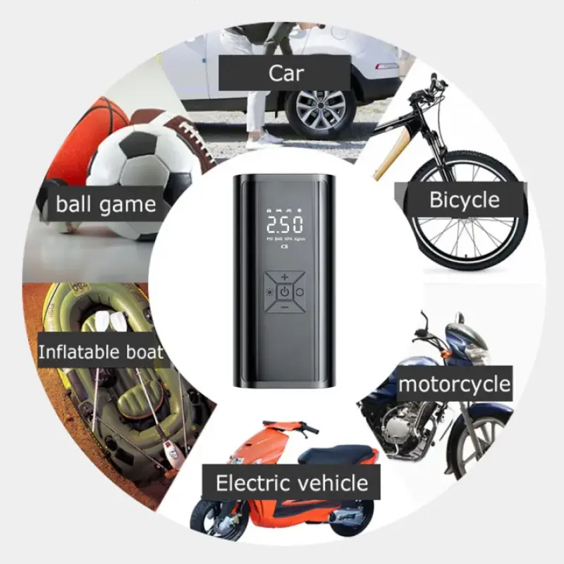 6000mAh Portable Car Air Compressor 12V