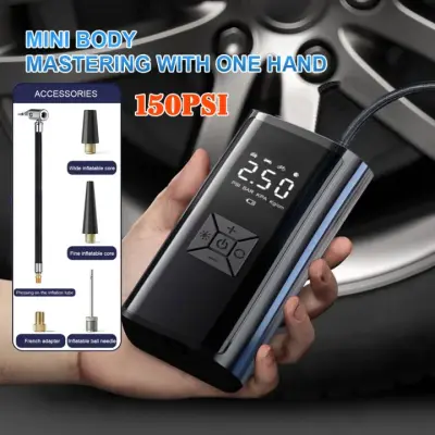 6000mAh Portable Car Air Compressor 12V