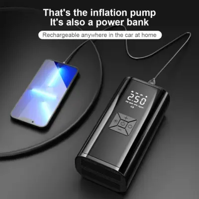 6000mAh Portable Car Air Compressor 12V