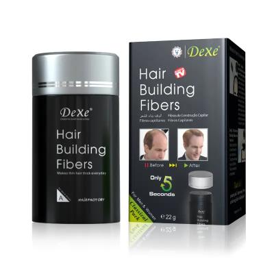 Dexe Black Colored Hair Building Fibers | 22g