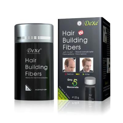 Dexe Black Colored Hair Building Fibers | 22g
